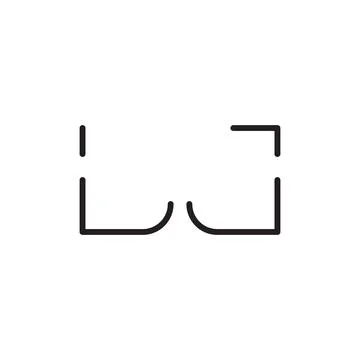 Lj initial letter vector logo icon Stock Illustration