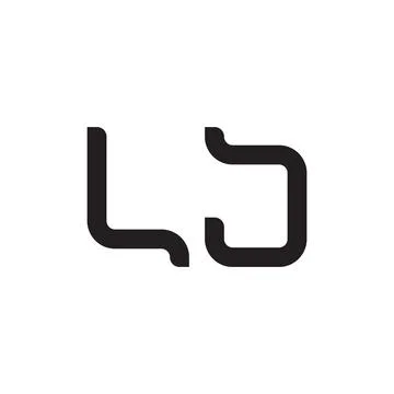 Lj initial letter vector logo icon Stock Illustration