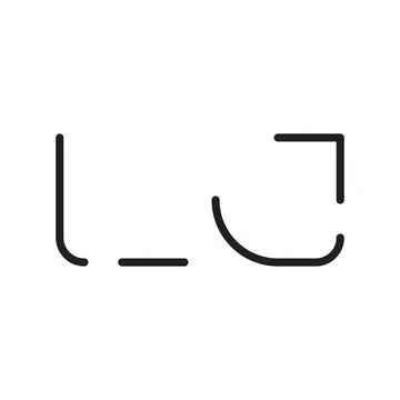 Lj initial letter vector logo icon Stock Illustration