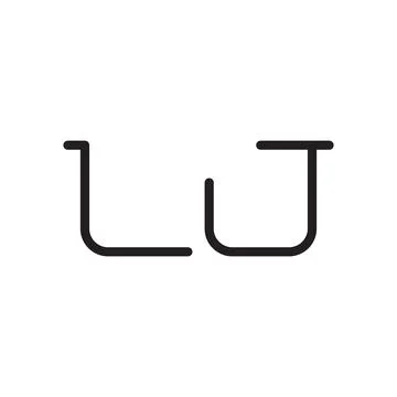 Lj initial letter vector logo icon Stock Illustration