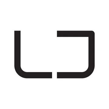 Lj initial letter vector logo icon Stock Illustration