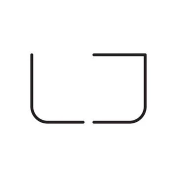 Lj initial letter vector logo icon Stock Illustration
