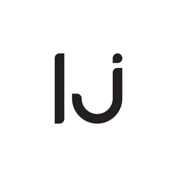 Lj initial letter vector logo icon Ilustração Stock