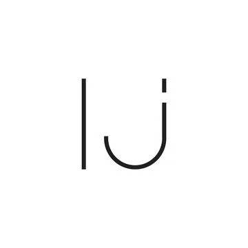 Lj initial letter vector logo icon Stock Illustration
