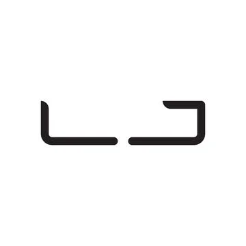 Lj initial letter vector logo icon Stock Illustration