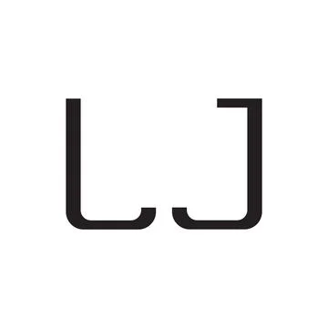 Lj initial letter vector logo icon Stock Illustration