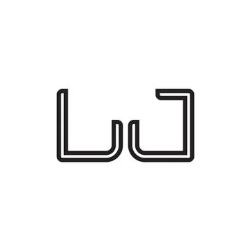 Lj initial letter vector logo icon Stock Illustration