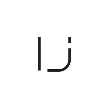 Lj initial letter vector logo icon Stock Illustration
