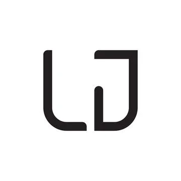 Lj initial letter vector logo icon Stock Illustration