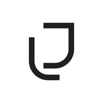 Lj initial letter vector logo Stock Illustration