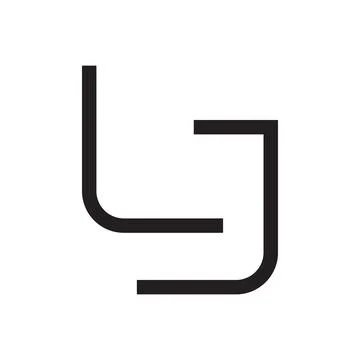 Lj initial letter vector logo Stock Illustration