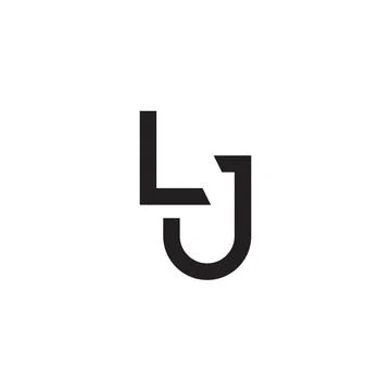 Lj initial letter vector logo Stock Illustration