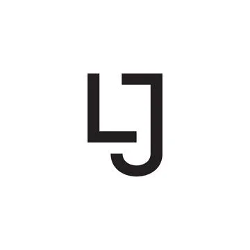 Lj initial letter vector logo Stock Illustration