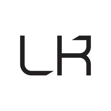 Lk initial letter vector logo icon Stock Illustration
