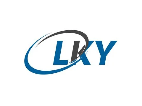 LKY creative logo design vector illustration Stock Illustration