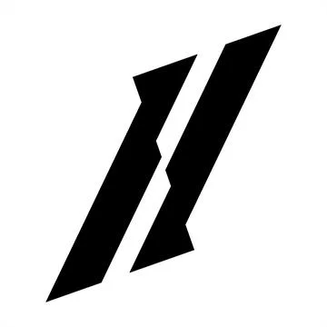 Ll, Il initials geometric letter company logo Illustrazione stock