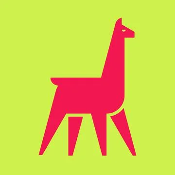 Llama Logo Stock Illustration