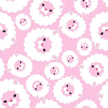 Llama pattern seamless. Lama alpaca background. cartoon vector ornament. Baby 스톡 일러스트