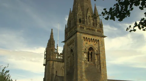 Llandaff Cathedral 1 库存影片 34026931