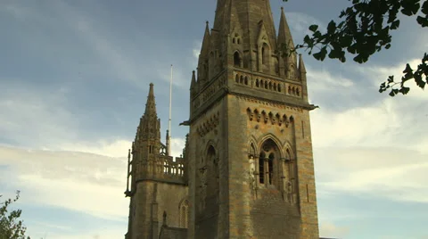 Llandaff Cathedral 2 库存影片 34027464