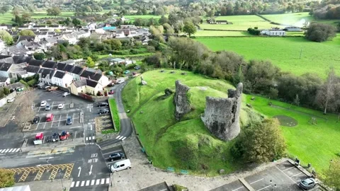 Llandovery castle Stock Footage 272240598