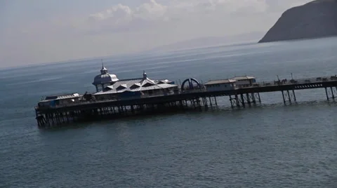 Llandudno Pier Pan 库存影片 37798868