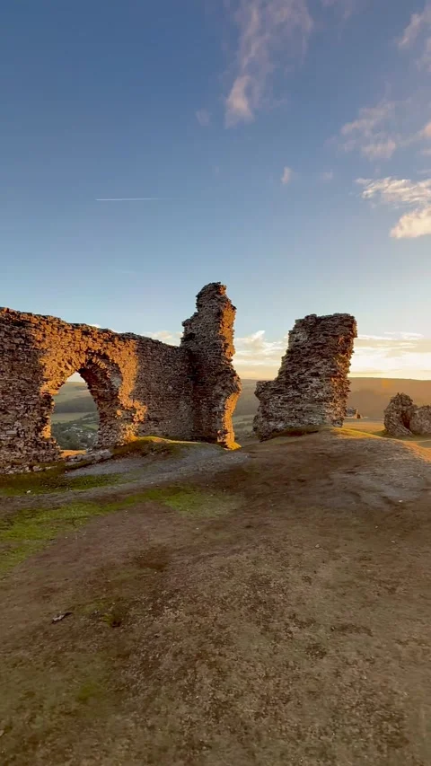 Llangollen, UK 2026 Sep 06 Castell Dinas Bran Stock Footage 344811166