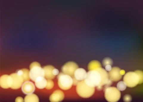 Llights bokeh effect Stock Illustration