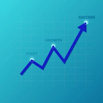 Llines graph on the grid Stock Illustration
