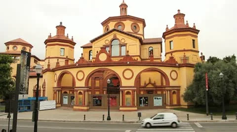 Lliure theatre, Barcelona Stock Footage
