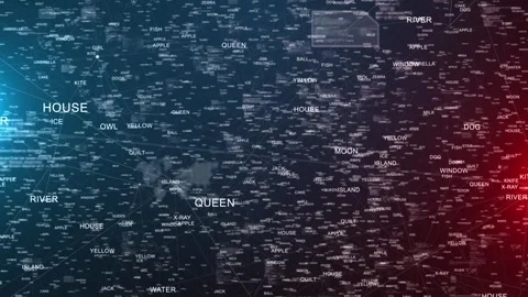 LLM artificial intelligence text word data training algorithms Stock Footage 288906002