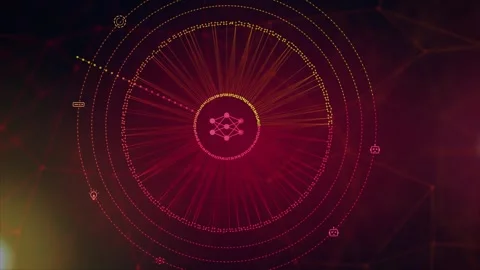 LLM large language models AI innovation automation biometric eye scan, anim.. Vídeos de archivo 348611009