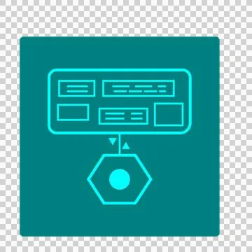 LLM Memory Module-Tiered Memory Architecture Stock Illustration