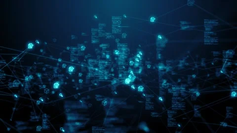 LLMs Large Language Models and Neural Networks AI Deep Learning Stock Footage 277864164