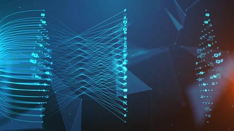 LLMs Text Generation AI Speech Recognition Machine Learning Stock Footage 276203595