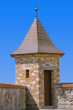 Llookout Tower of Castle Stock Photos