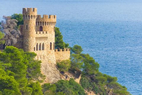 Lloret de Mar, Costa Brava, Catalonia, Spain Stock Photos