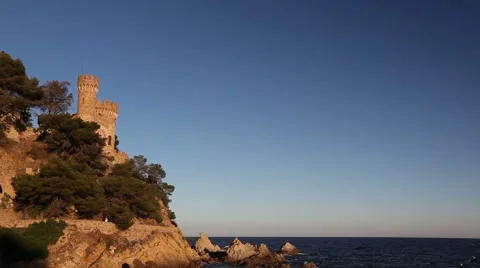 Lloret de mar sea views Stock Footage 66513370