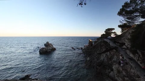 Lloret de mar sea views Stock Footage 66513454