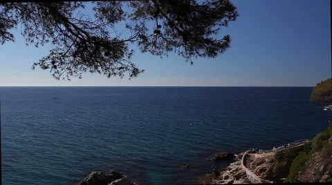Lloret de mar sea views Video stock 66514675