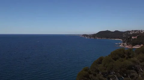 Lloret de mar sea views Video stock 66514890