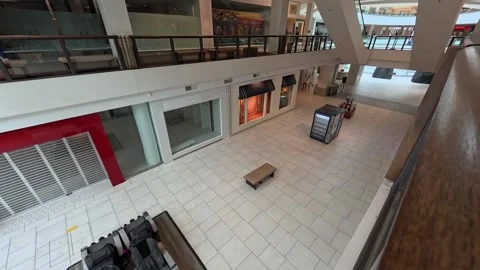 Lloyd Center Mall nearly empty Portland OR USA June 25 2025 Stock-Footage 311957650
