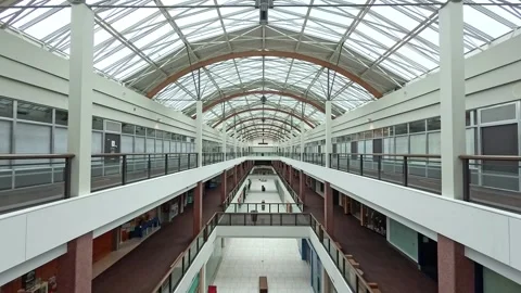 Lloyd Center Mall nearly empty Portland OR USA June 25 2025 스톡 동영상 311957760