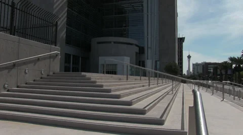 Lloyd D. George Courthouse Las Vegas Stock Footage 36719563