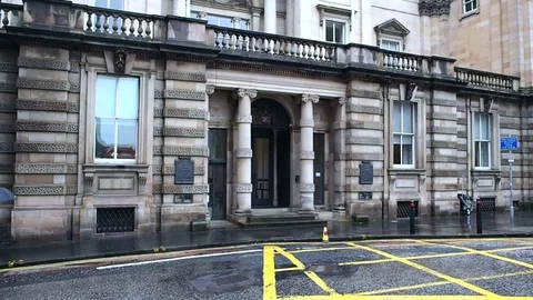 Lloyds Banking Group Head Office, Scotland 库存影片 83240226