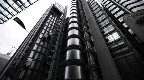 Lloyd's building, City of London Stock Footage