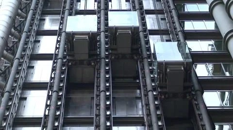Lloyd's Building Elevators 動画素材 995939