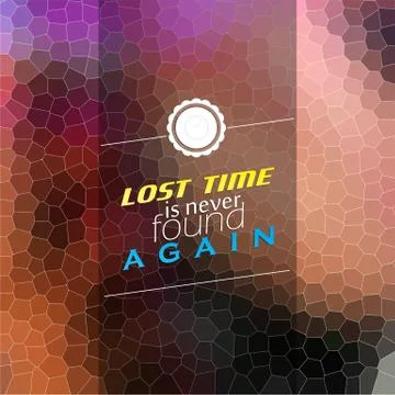 Llst time Ilustração Stock