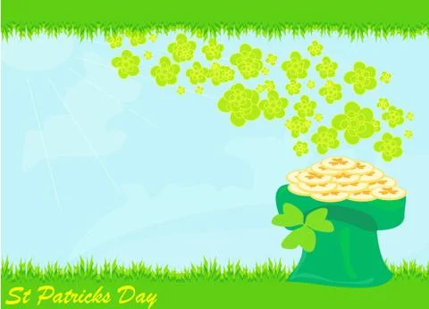 Llustration of saint patrick s day Stock Illustration