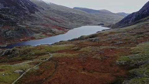 Llyn Ogwen A5 Stock Footage 147038143